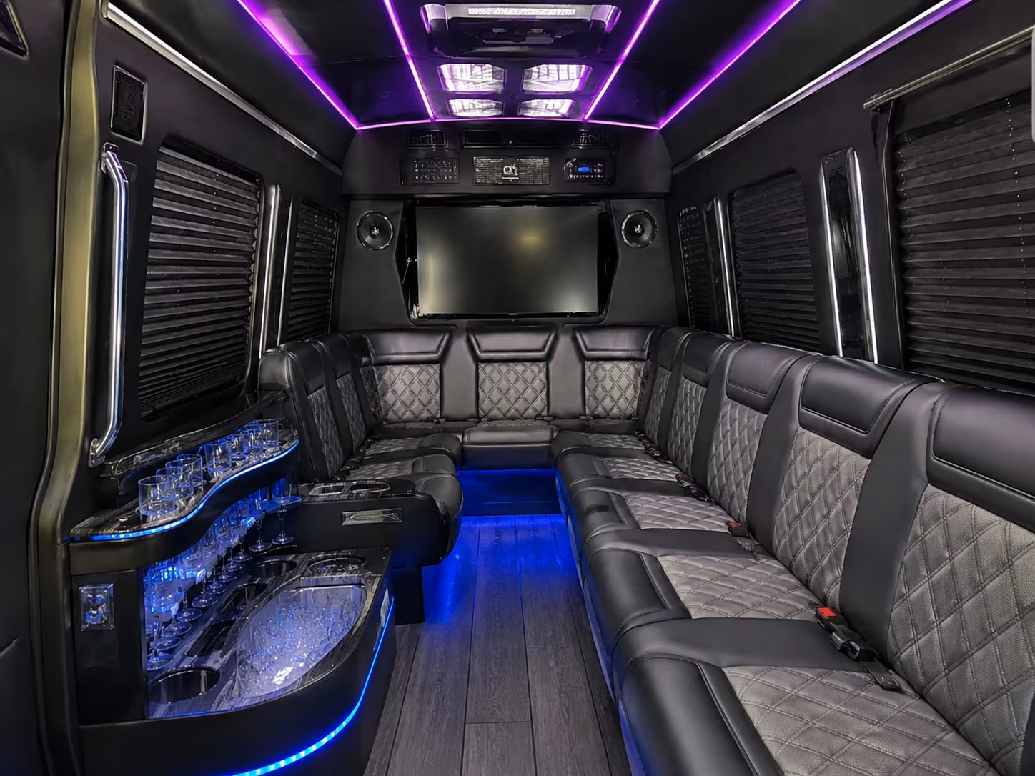 hit every stop of your wedding weekend on one bus rental
