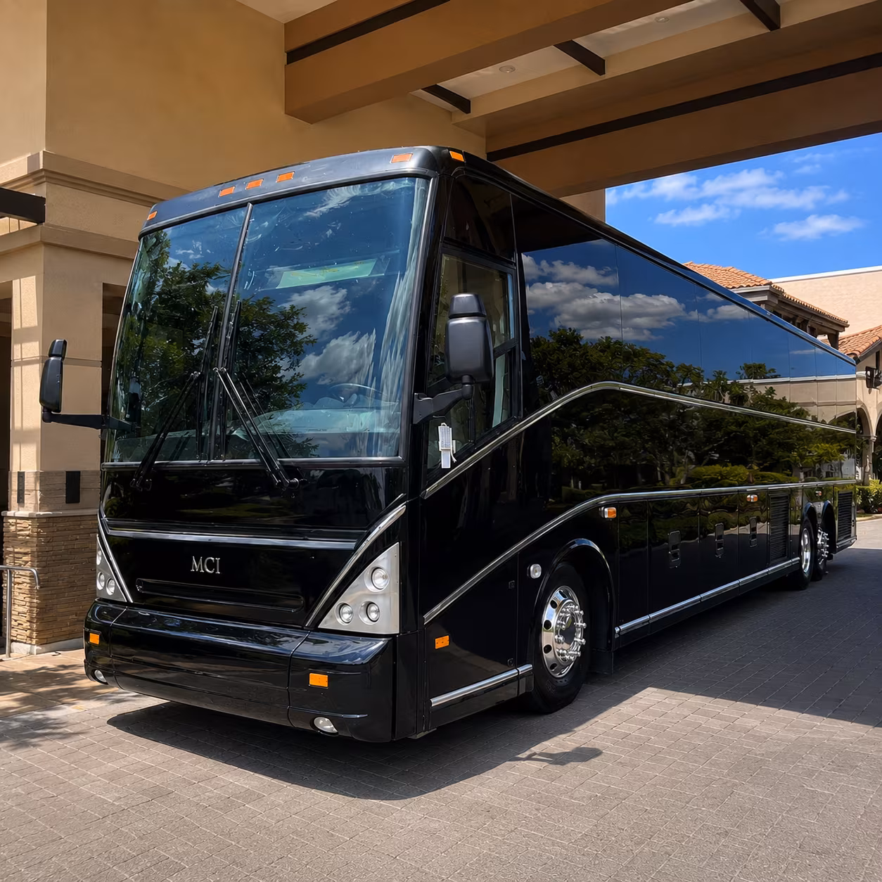 through a network of bus companies find corporate shuttles and convention transportation